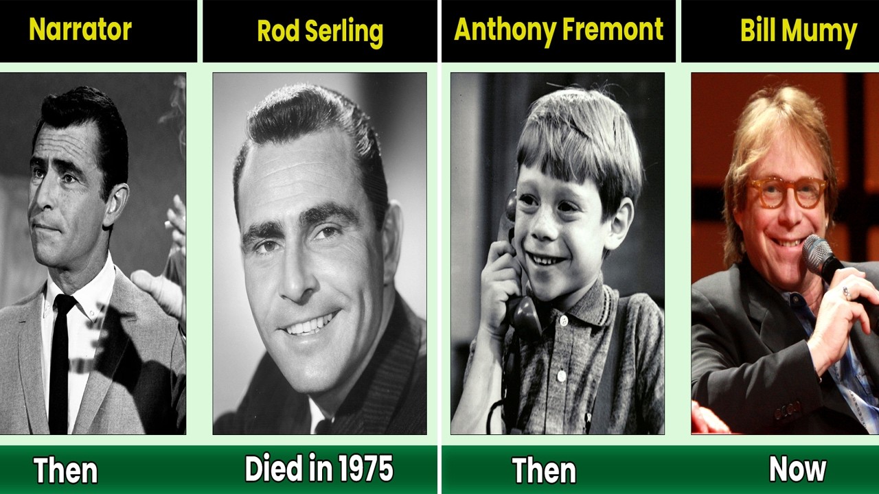 The Twilight Zone (1959-1964) actors then and now dramatic changes