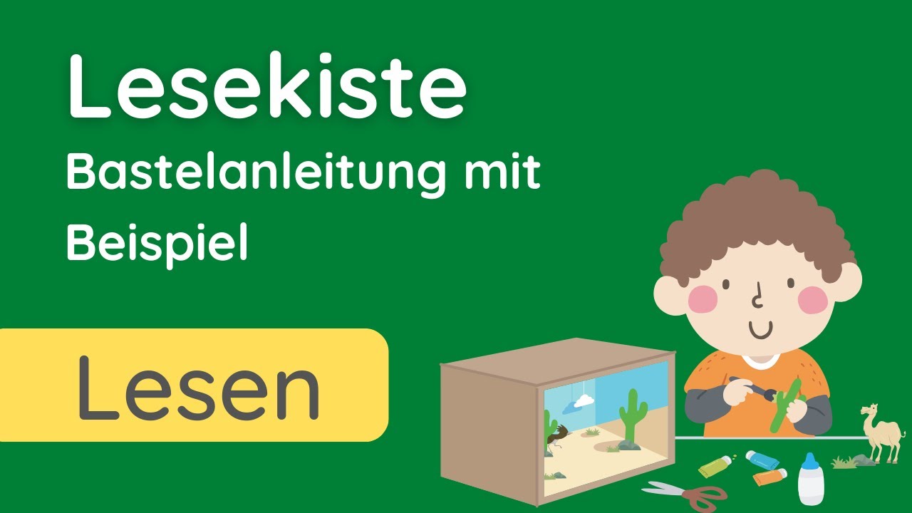Lesekiste basteln ✅ Beispiel Buchvorstellung 🧹 Kleine Hexe