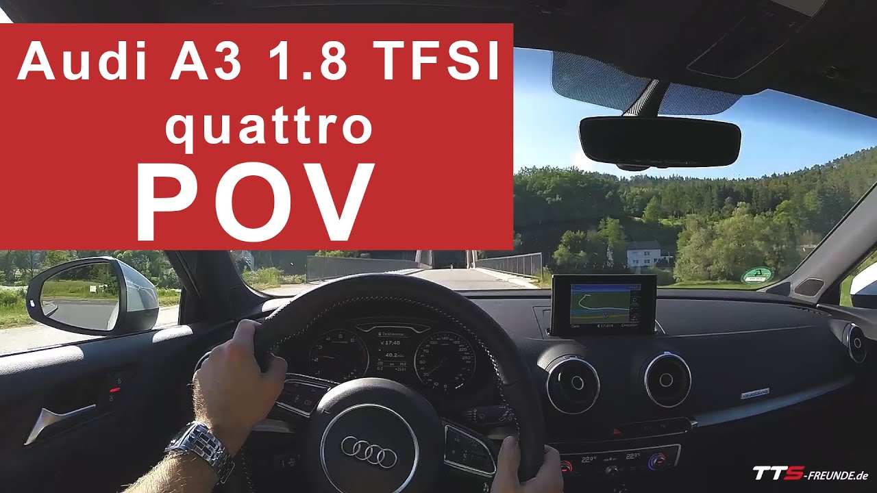 Audi A3 1.8 TFSI quattro - POV Test Drive