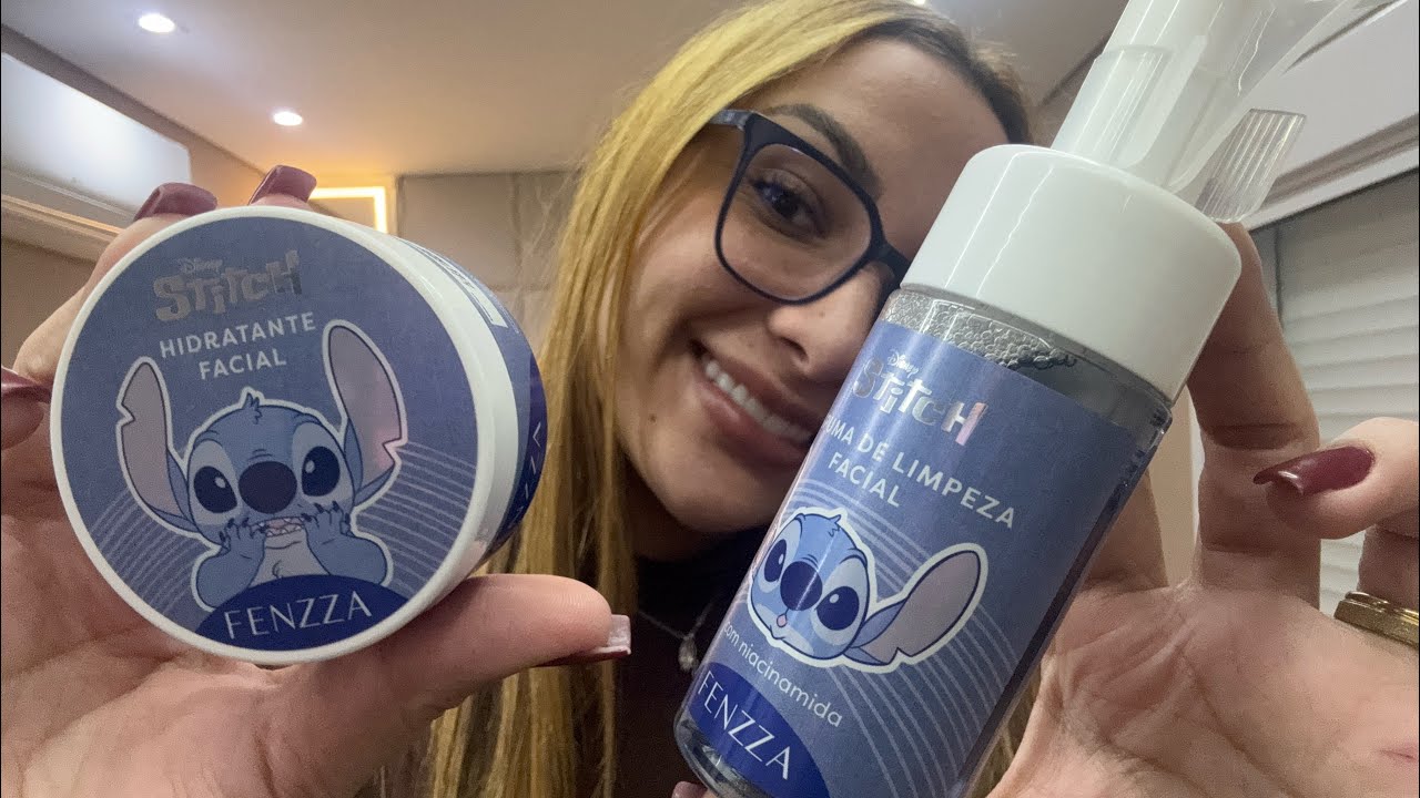 ASMR - Mostrando a necessaire da minha filha (contém muito Stitch)