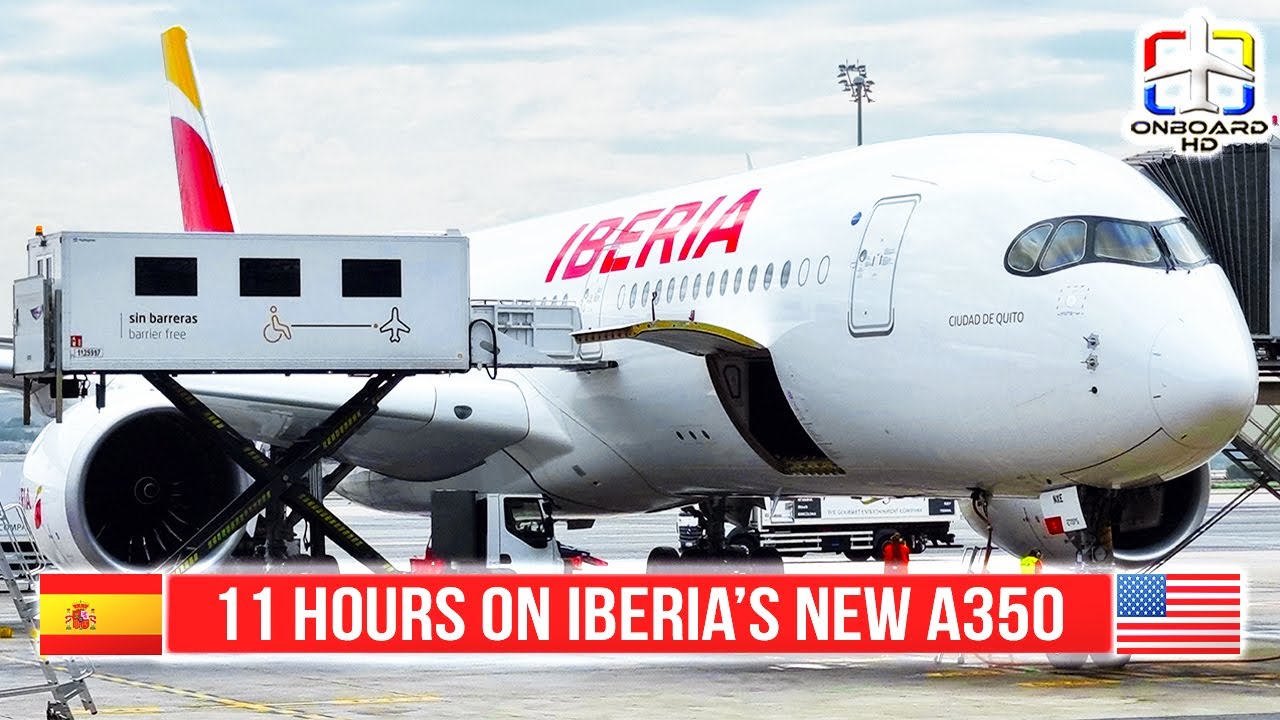 TRIP REPORT | 11h in Premium Economy. Worth It? | IBERIA Airbus A350 | Madrid to Los Angeles