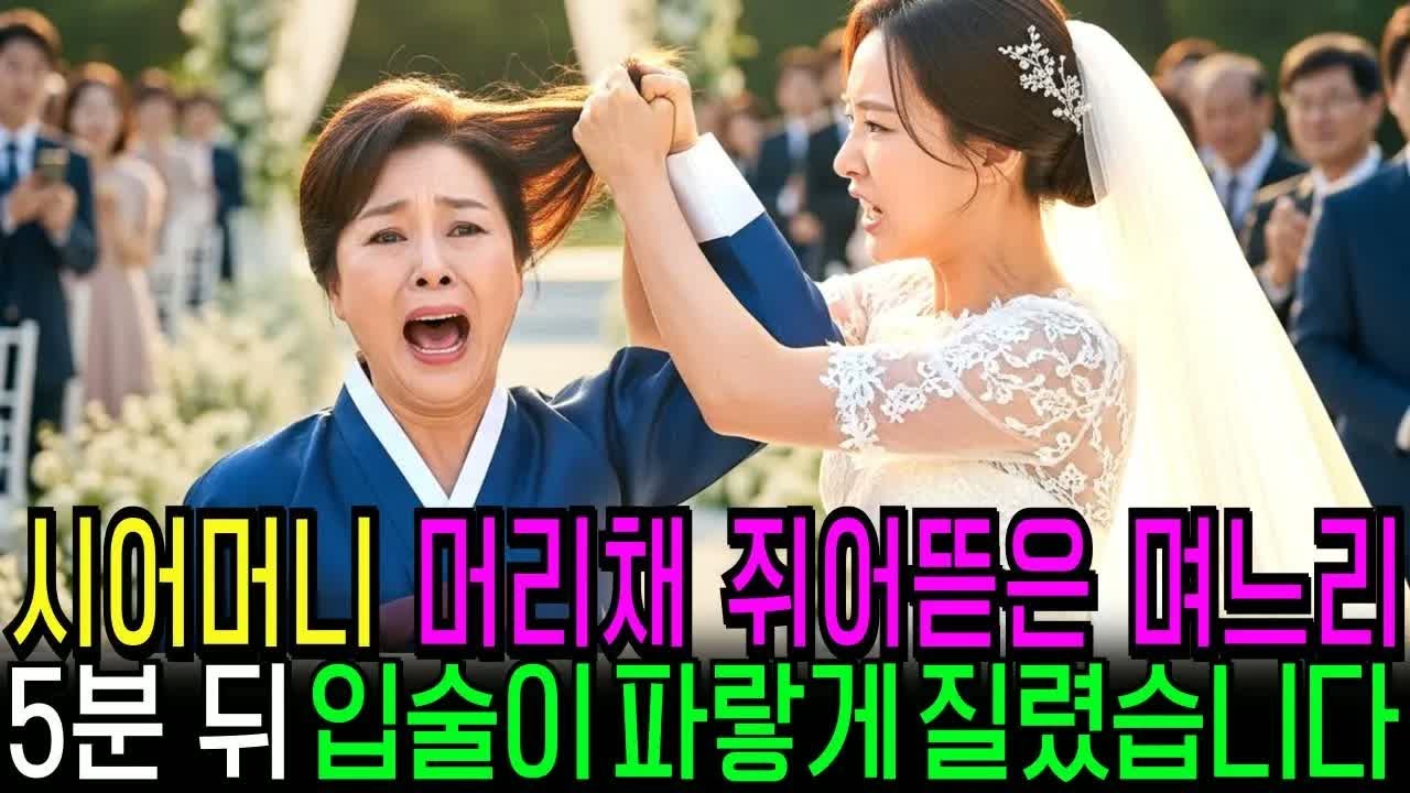결혼식장에서 시어머니 머리채 쥐어뜯은 며느리, 그날 이후 충격적 진실에 무릎을 꿇었습니다