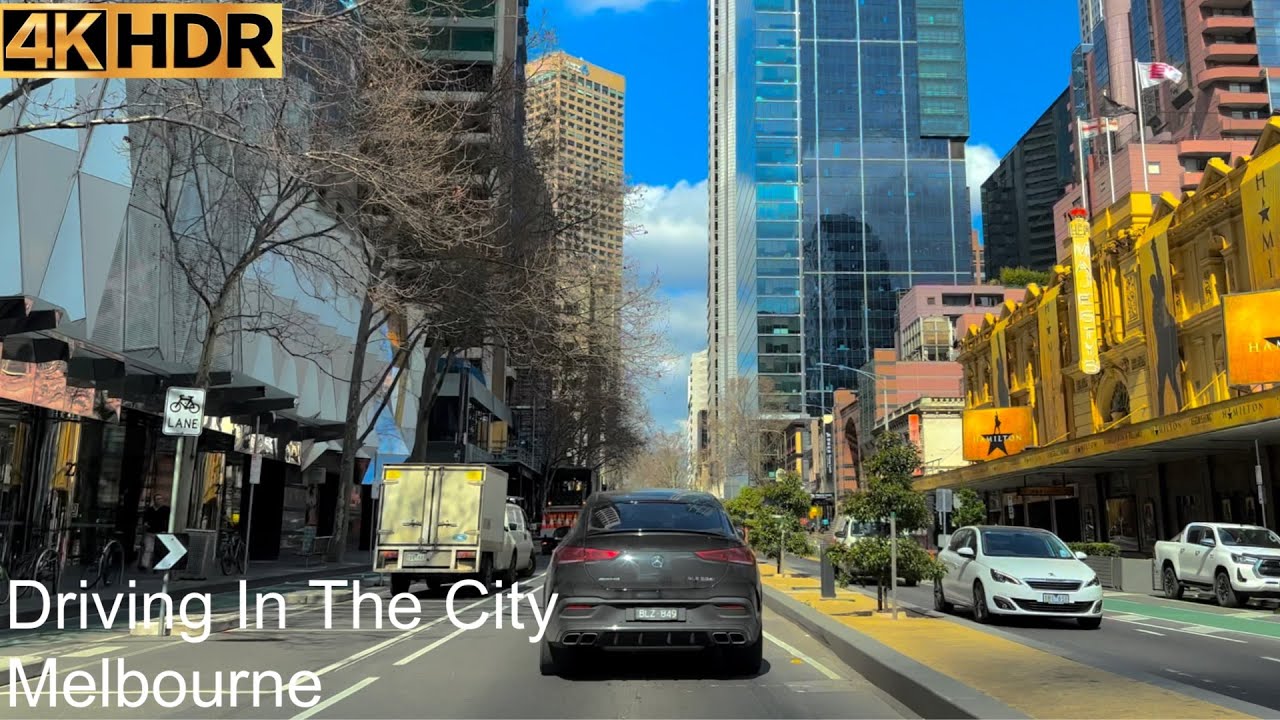Driving Melbourne City | Melbourne Australia | 4K HDR