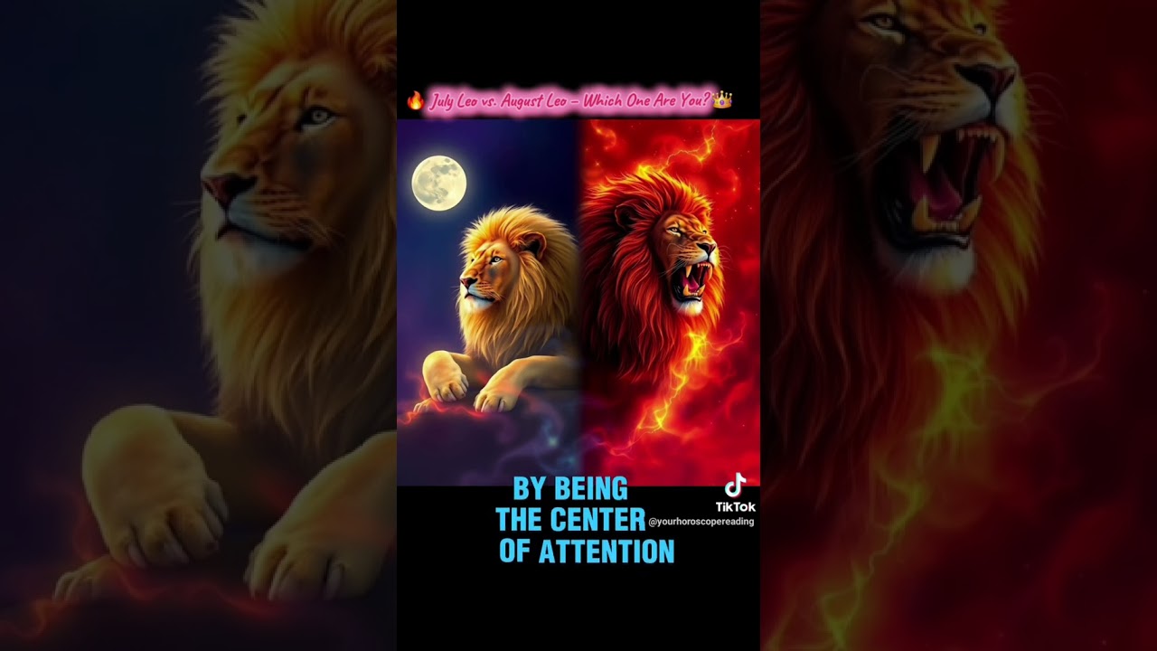 The TRUTH About July vs August Leos (You Won&rsquo;t Believe This!)#horoscope #leo