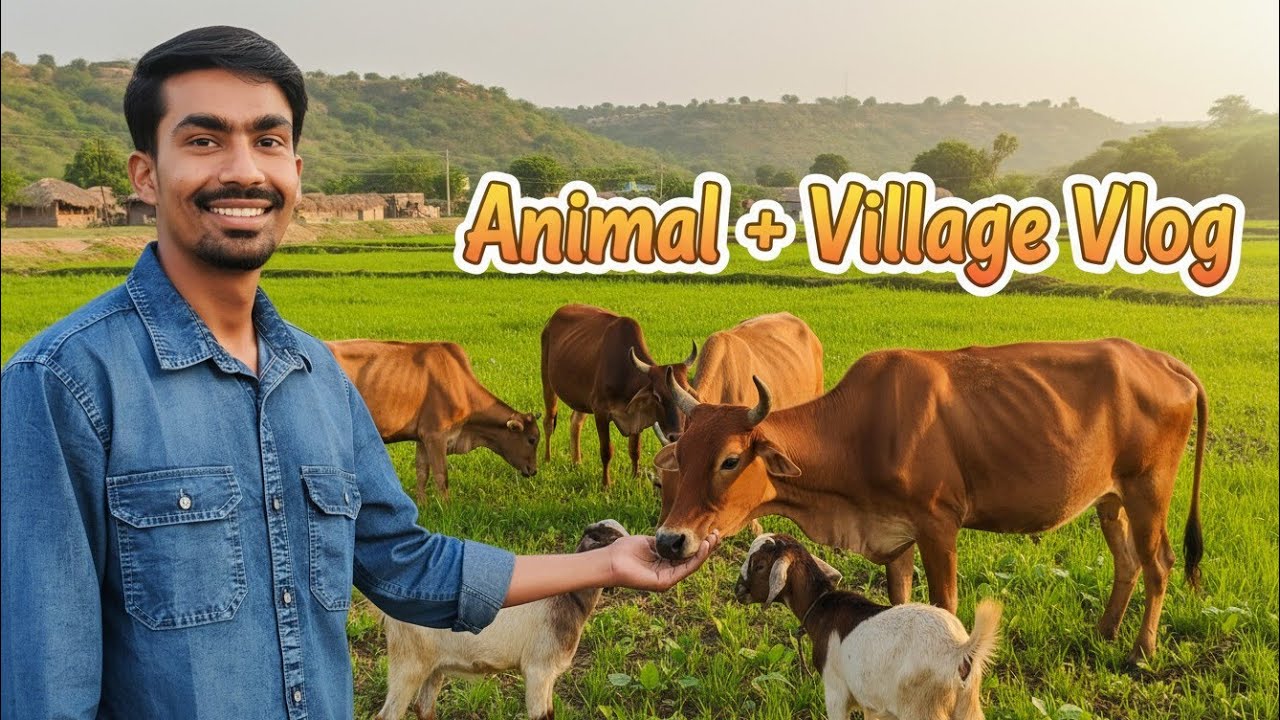 “Animals + Khet = Perfect Village Vlog | Desi Life Behind The Camera” #vlogs #animalvlogs #village