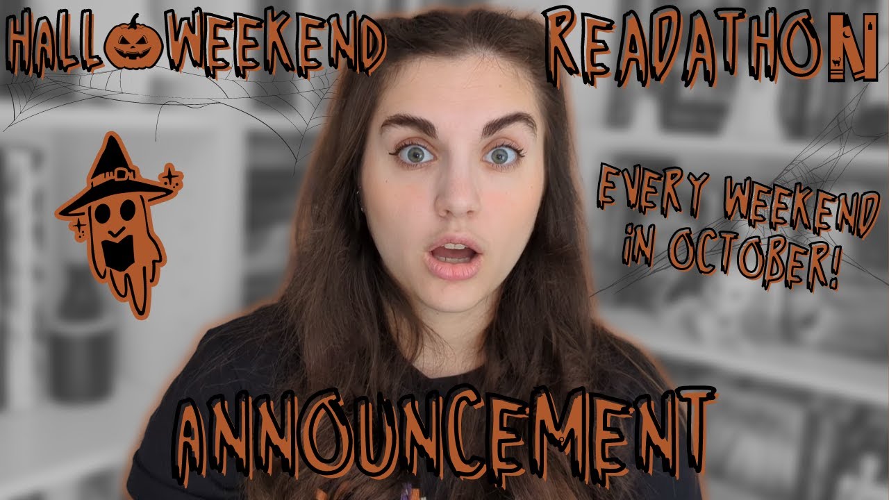 Halloweekend Readathon Announcement!! | October readathon for horror, thriller, and mystery books! 👻