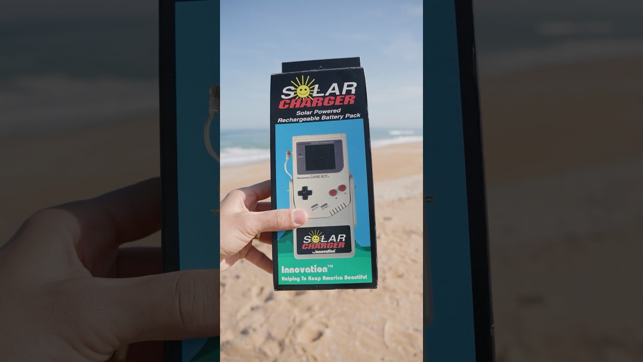 Gameboy на солнечной энергии? 