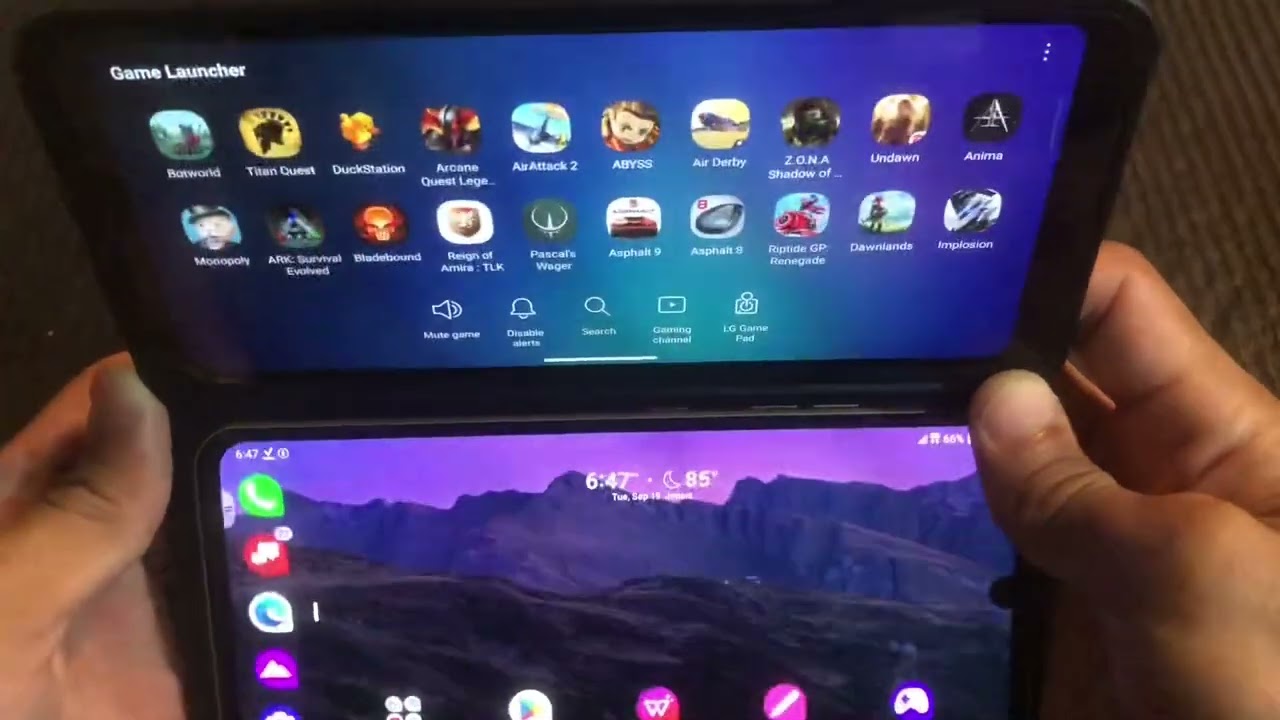 LG V60 Dual Screen Function and Operation