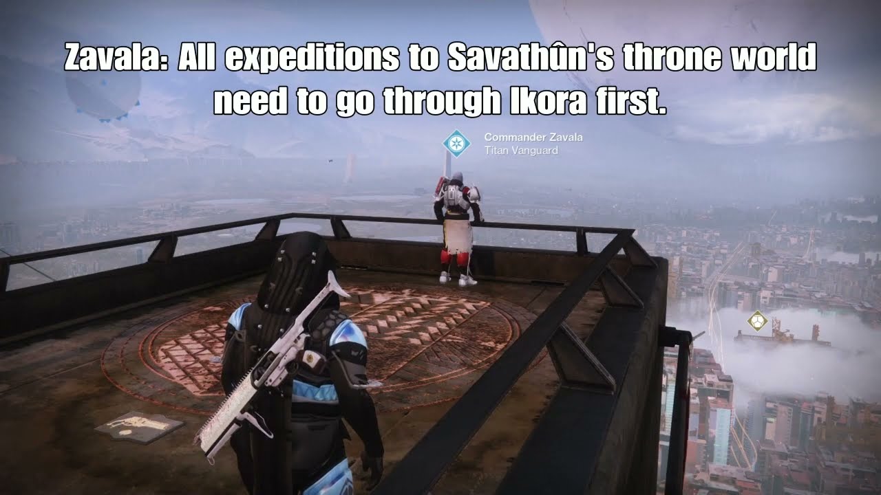 Idle Dialogue, Tower Courtyard | Zavala: 