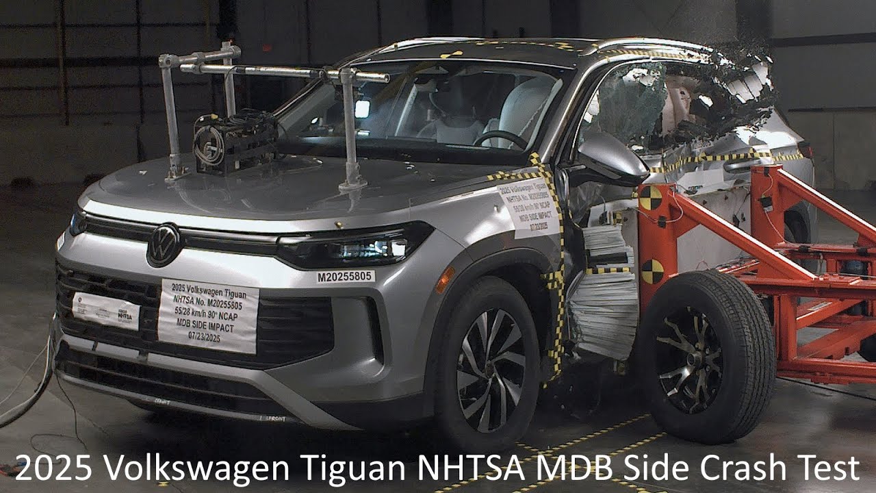 2025-2026 Volkswagen Tiguan NHTSA MDB Side Crash Test