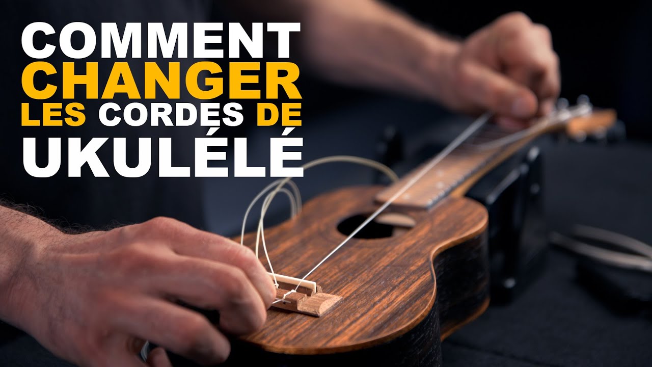 COMMENT changer des CORDES de UKULÉLÉ