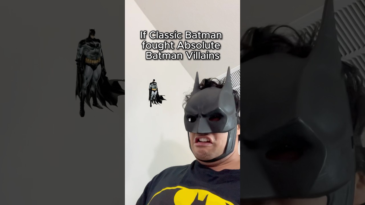 If Classic Batman fights Absolute Batman Villains #absolutebatman #batman #dc  #comic