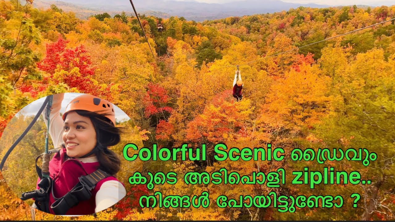 Smoky Mountains Trip Vlog full/ Most colorful Mountain/Climb Works Zipline