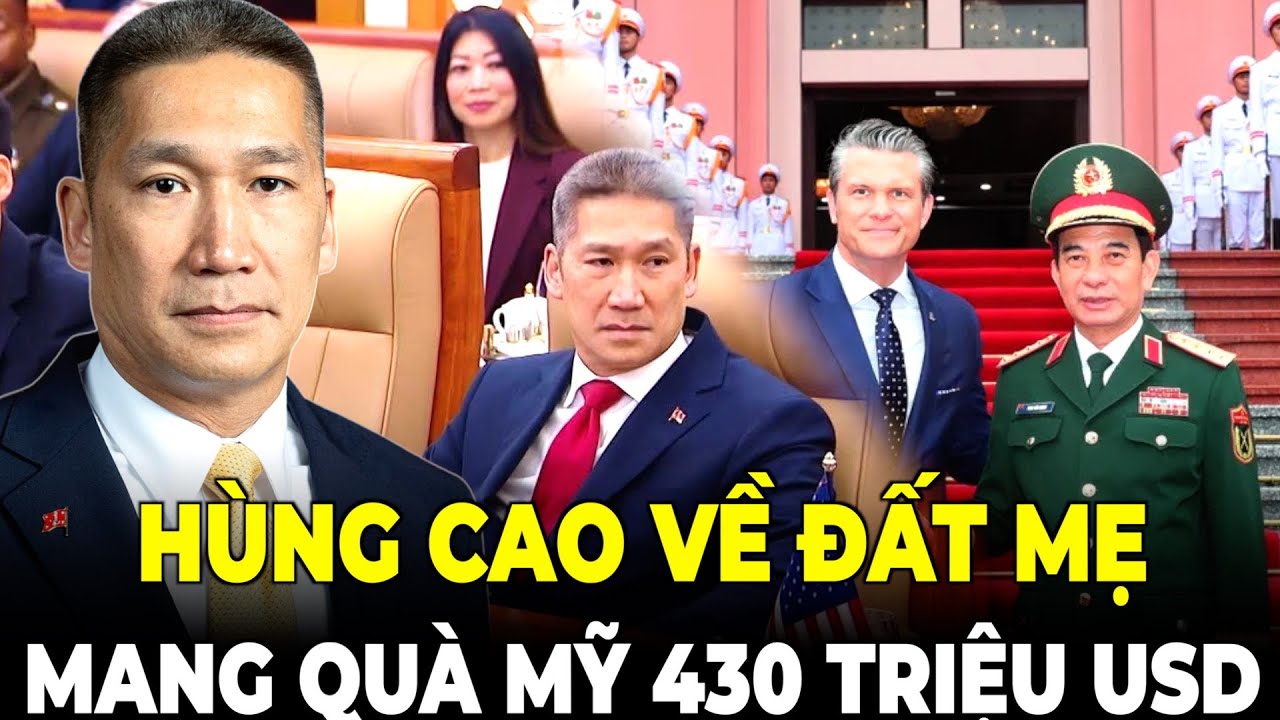 Hùng Cao trong sắc phục Hải quân Mỹ: Trở về đất mẹ cùng dự án 430 triệu USD khử độc Dioxin