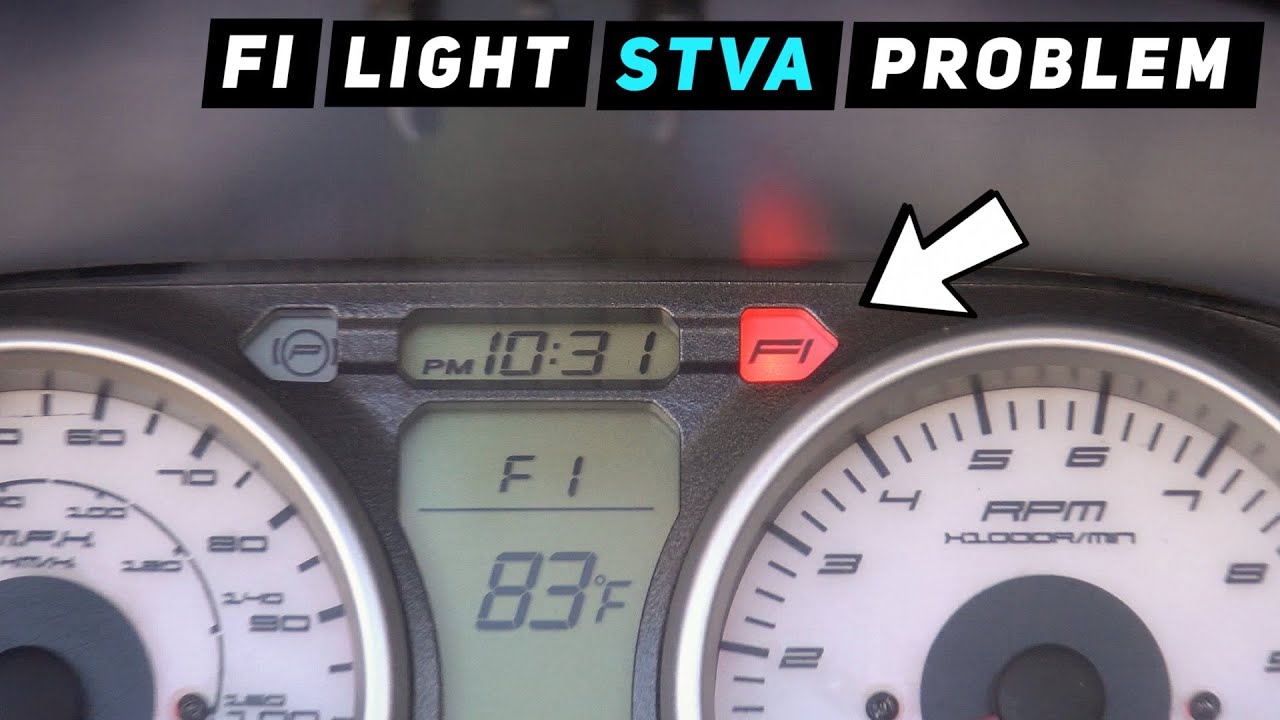 Suzuki Burgman 400: FI Light! STVA Problem FIXED! C28 | Mitch's Scooter Stuff