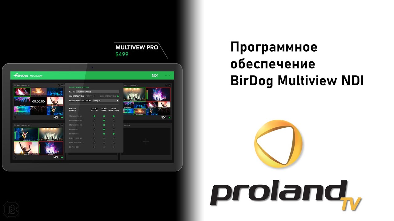 BIRDDOG MULTIVIEW NDI - ОБЗОР ФУНКЦИОНАЛА | 12+