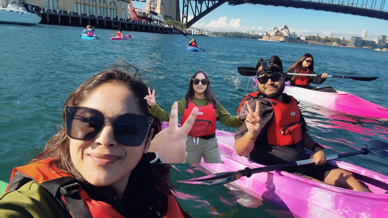 Kayaking By The Sydney Harbour Bridge 🇦🇺 | vlog 568 | Nepali Vlog