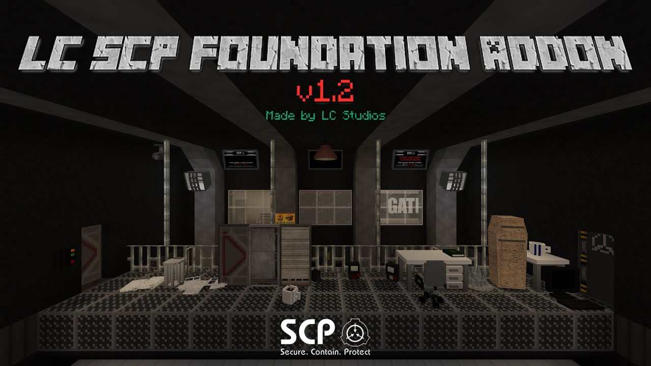 LC SCP Foundation Add-on v1.2 Release Trailer [Minecraft BE(PE) Add-on]