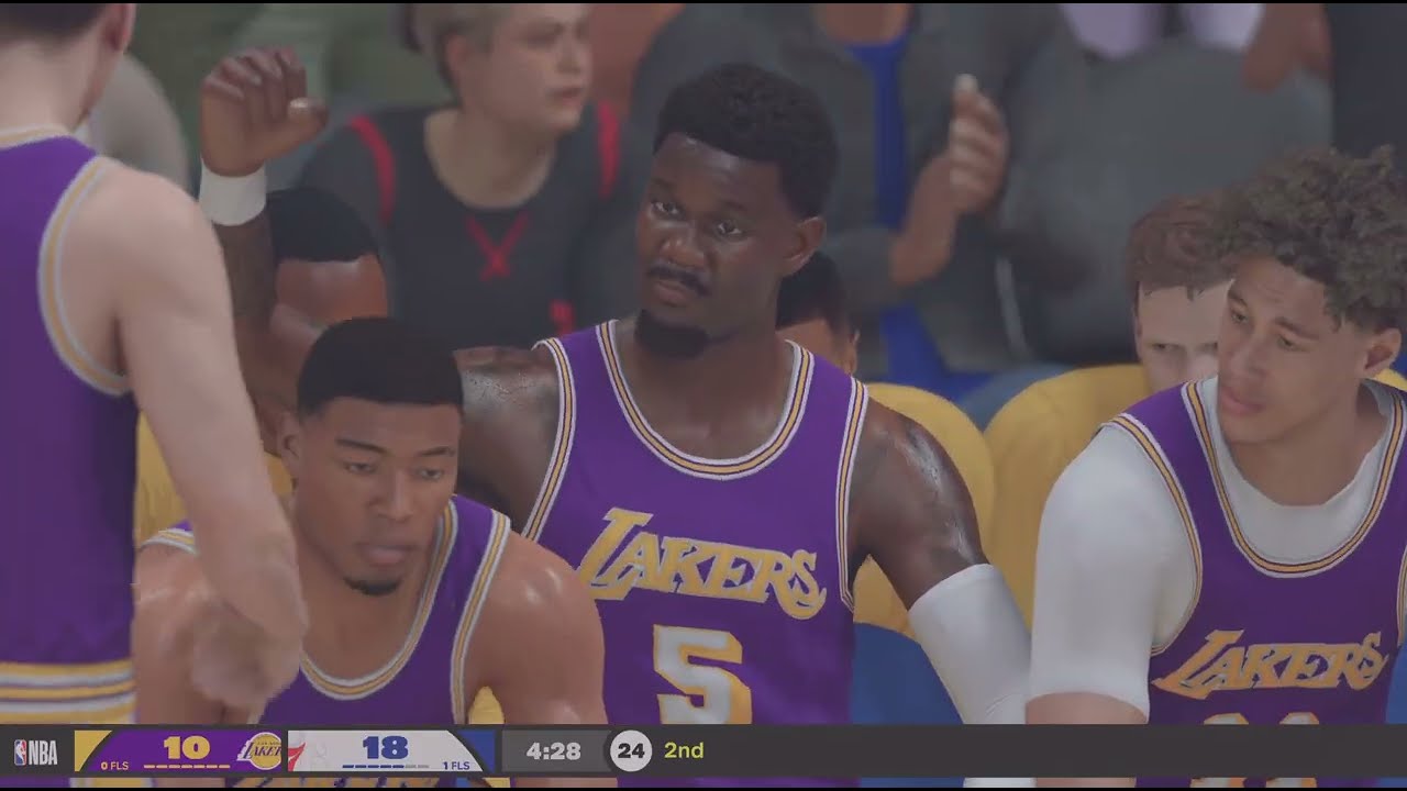 NBA 2K26 Philadelphia 76ers Los Angeles Lakers