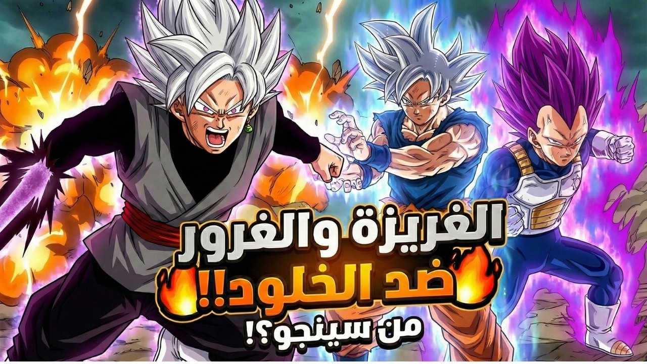 أخيراً.. اجتماع النار والماء! 🔥❄️ غوكو (الغريزة) وفيجيتا (الغرور) أمام غوكو بلاك! |(جزء 5)