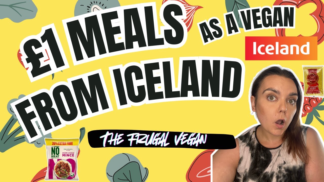 Fully Vegan Meals for ONLY £1 From ICELAND! Shop With Me + Full Calorie Breakdown