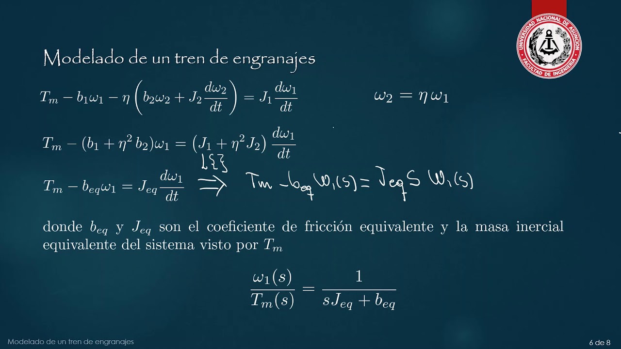 Modelado de tren de engranajes