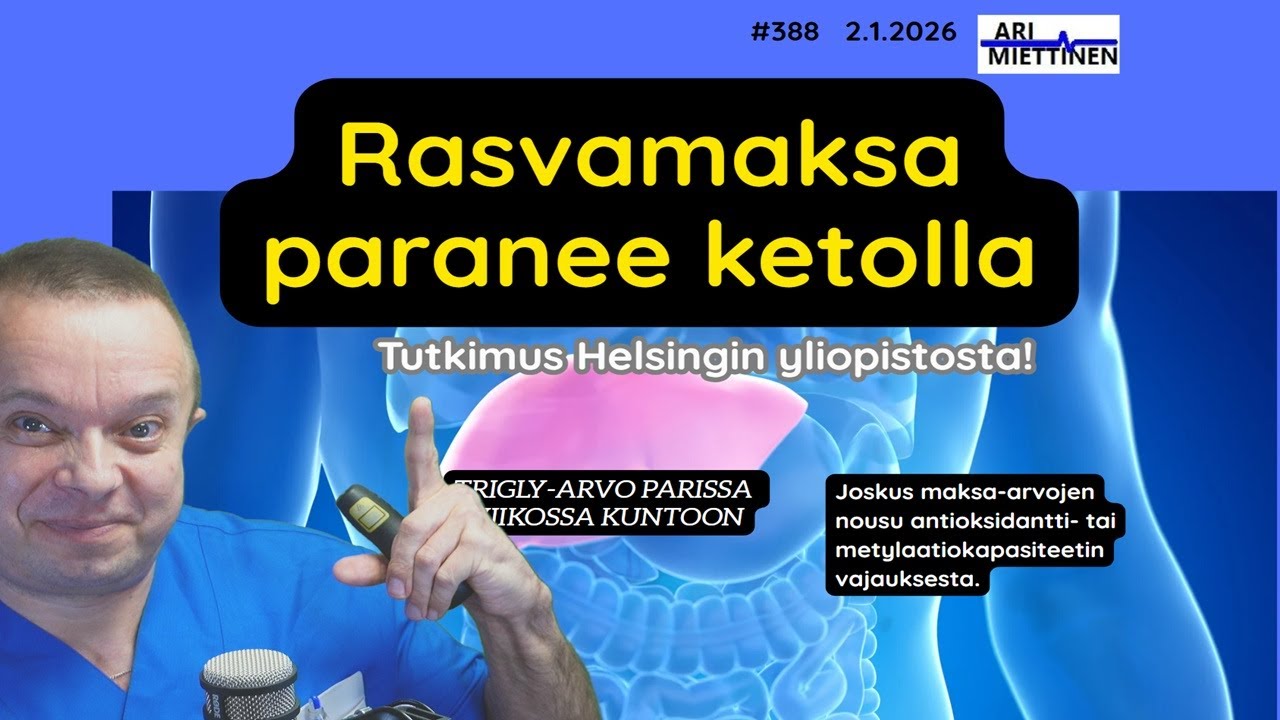388 Rasvamaksa paranee ketolla tutkimus