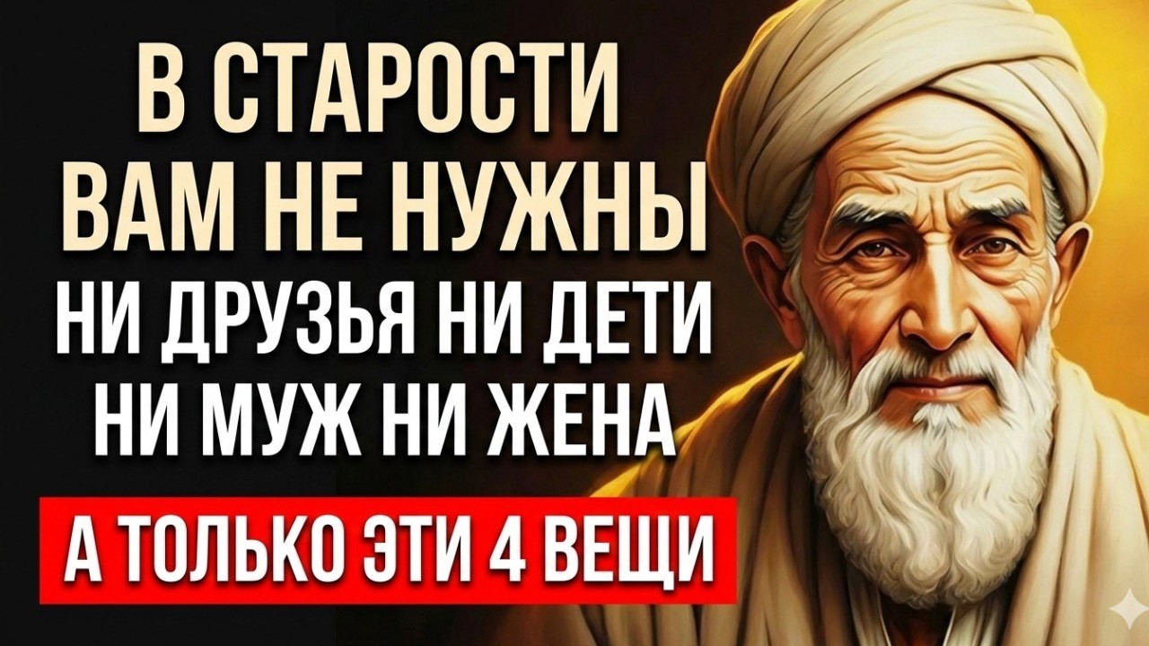 4 принципа Омар Хайяма, которые сделают СТАРОСТЬ СЧАСТЛИВОЙ .