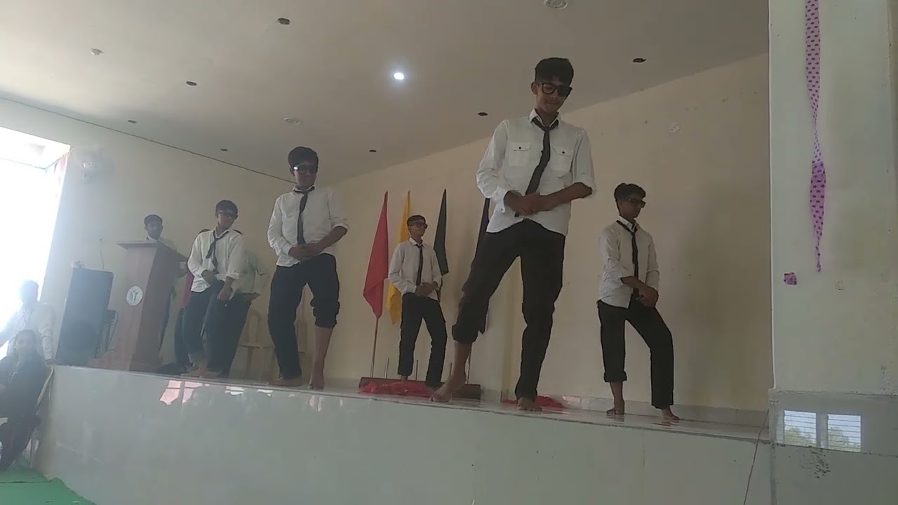 Funny dance performance by students of valley of flowers