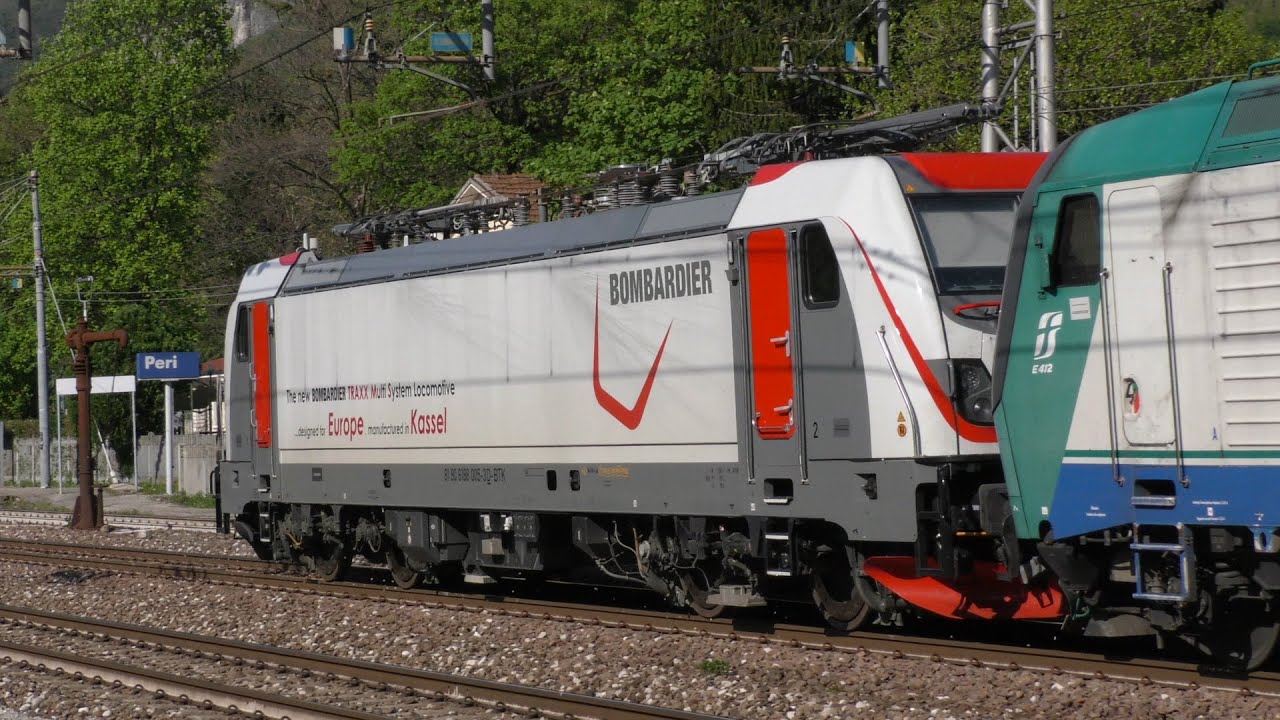 2019-04-20 Sul Brennero non ci si annoia mai!! E 494 MIR, DB 193 