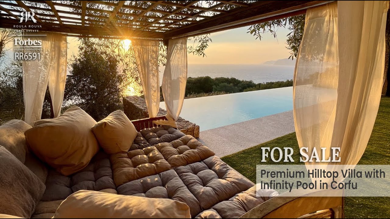 Premium Hilltop Villa in Pentati, Corfu, Greece RR6591 | Roula Rouva Forbes Global Properties
