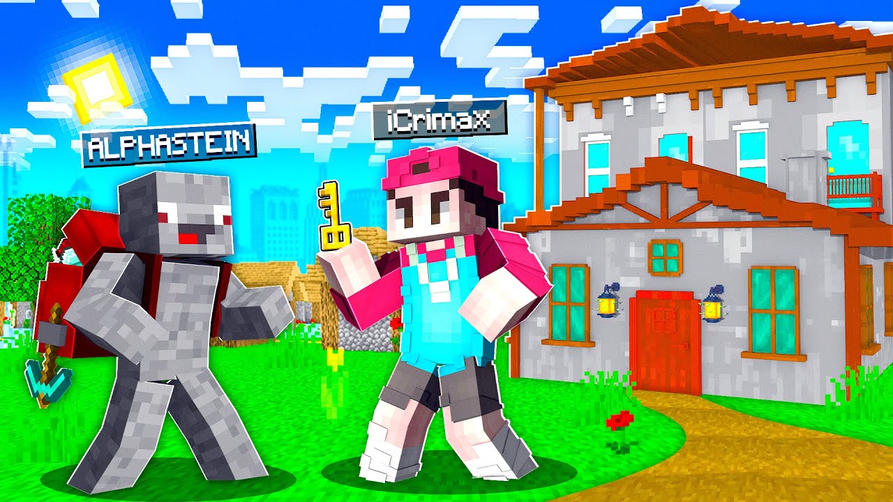 Ich SCHENKE ALPHASTEIN ein NEUES HAUS in MINECRAFT!