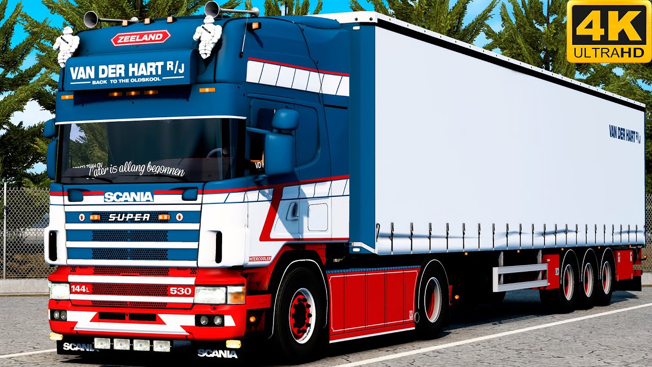 [G29] ETS2 (4K 60FPS) | SCANIA 144L 530 V8 (open pipe) | SANTANDER 🇪🇸 - ZARAGOZA 🇪🇸