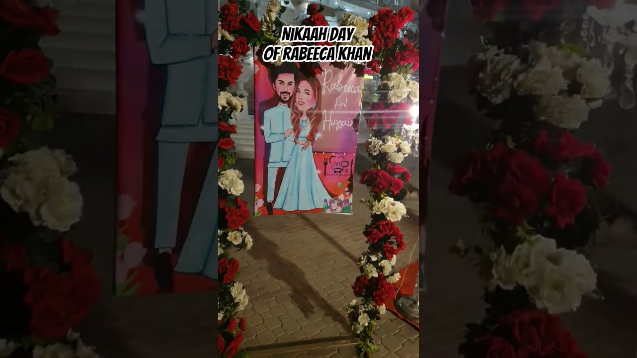 Nikah Day of @RabeecaKhan #reels #wedding #nikah #rabeecakashif #love #rabeecafamilymembers
