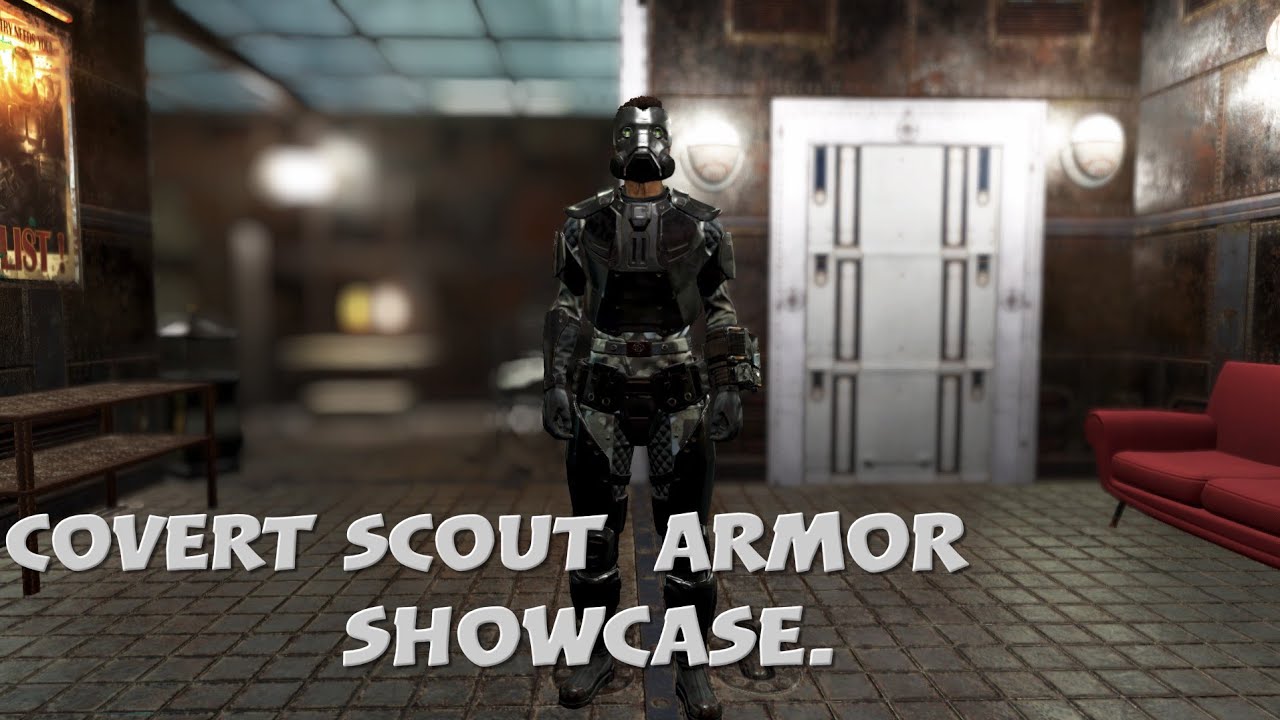 Covert scout armor showcase fallout 76