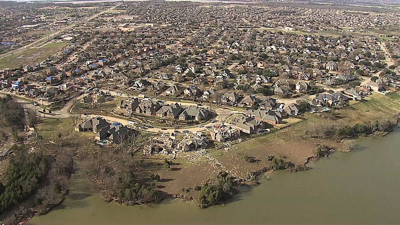 Rowlett Tornado Aerials