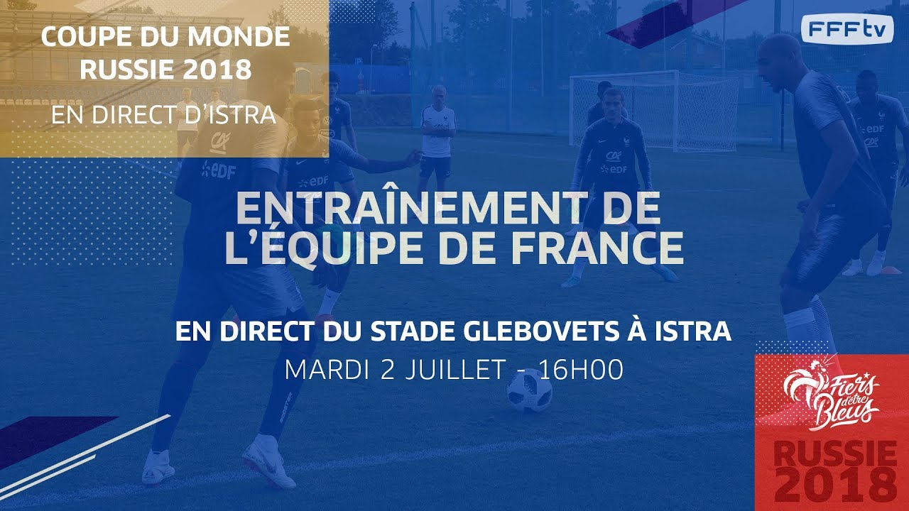 Équipe de France : l'entraînement des Bleus en replay