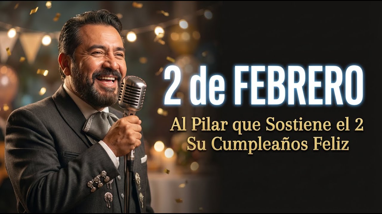 A la fortaleza que inspira este 2 de febrero: ¡Un Cumpleaños Feliz con mariachi conmovedor! 🤗