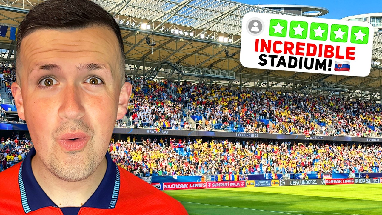 I Visited Slovakia's BIGGEST Football Stadium