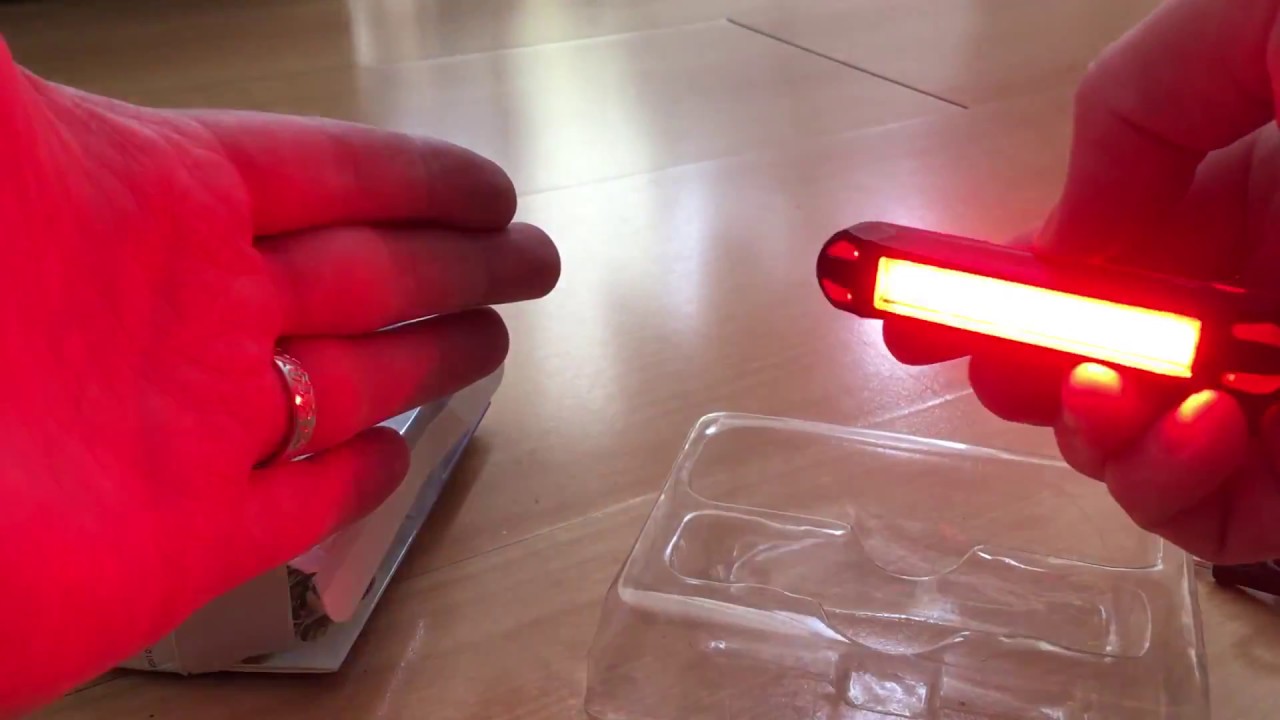XANES 2 in 1 Bicycle micro USB Rechargeable LED Front/Taillight Light