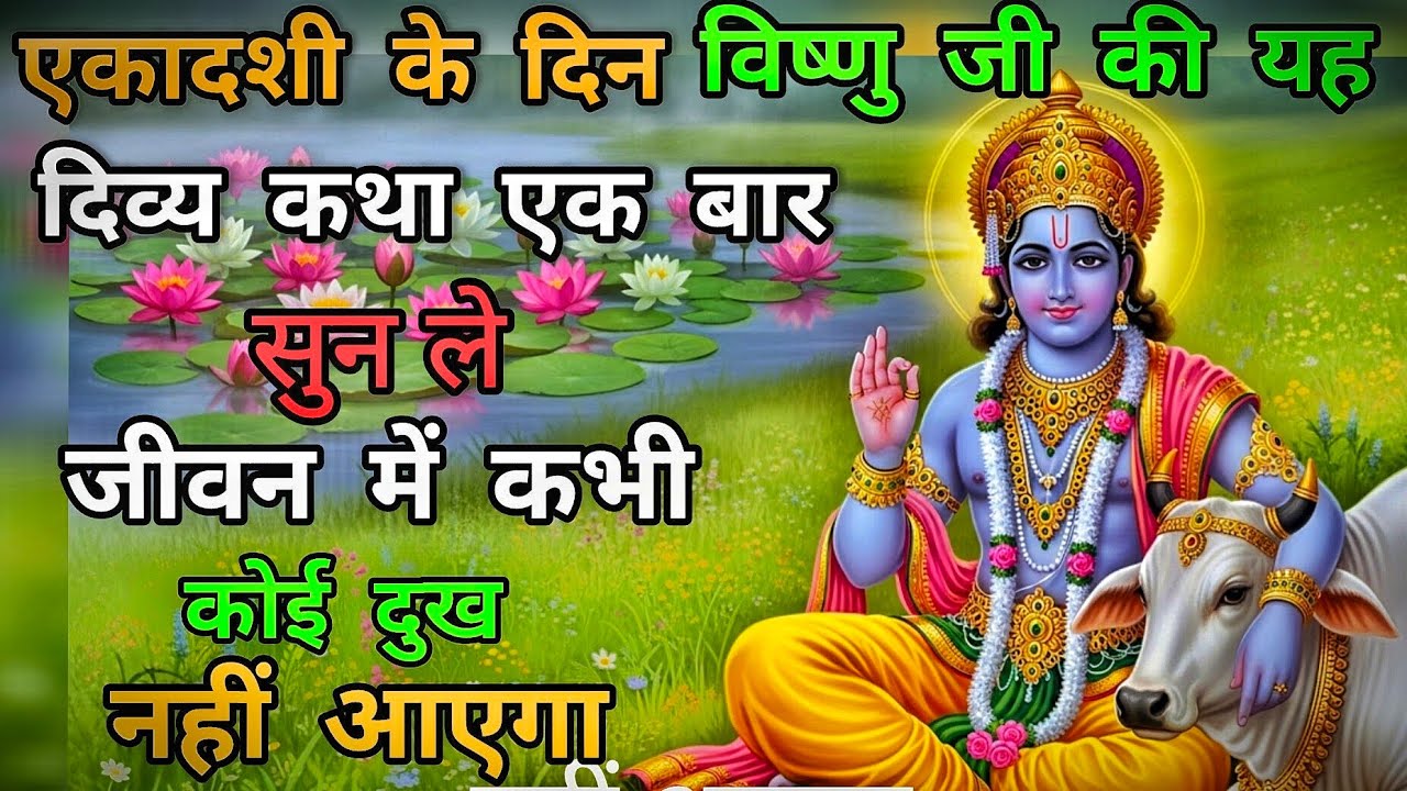 सिर्फ एक बार एकादशी पर यह कथा सुन लो , जीवन के सारे कष्ट दूर हो जाएंगे | Vishnu Vrath Katha