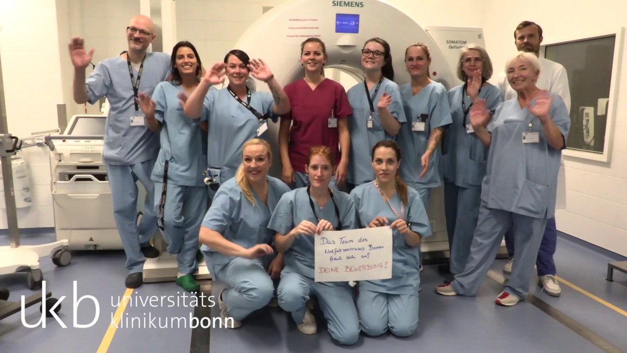 Zukunft zum Greifen Nah - Das Team des Notfallzentrums am Universitätsklinikum Bonn
