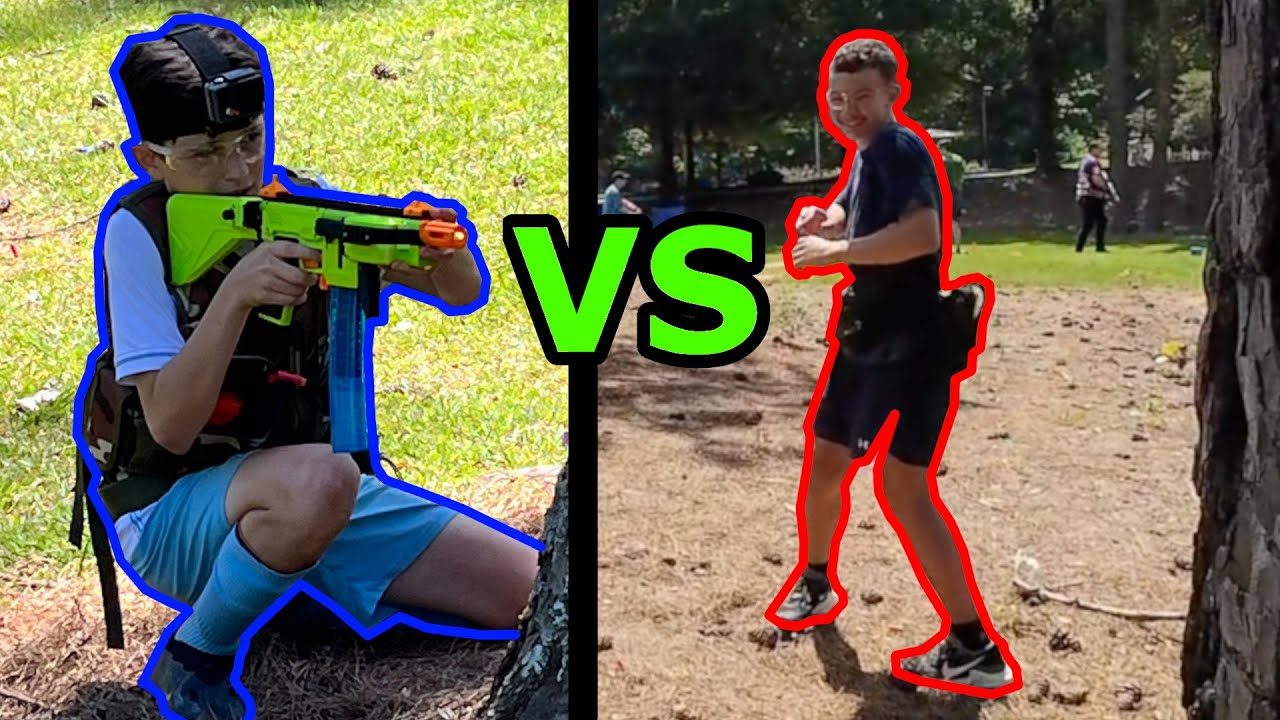 Intense Nerf War Gets Wild in the Woods!