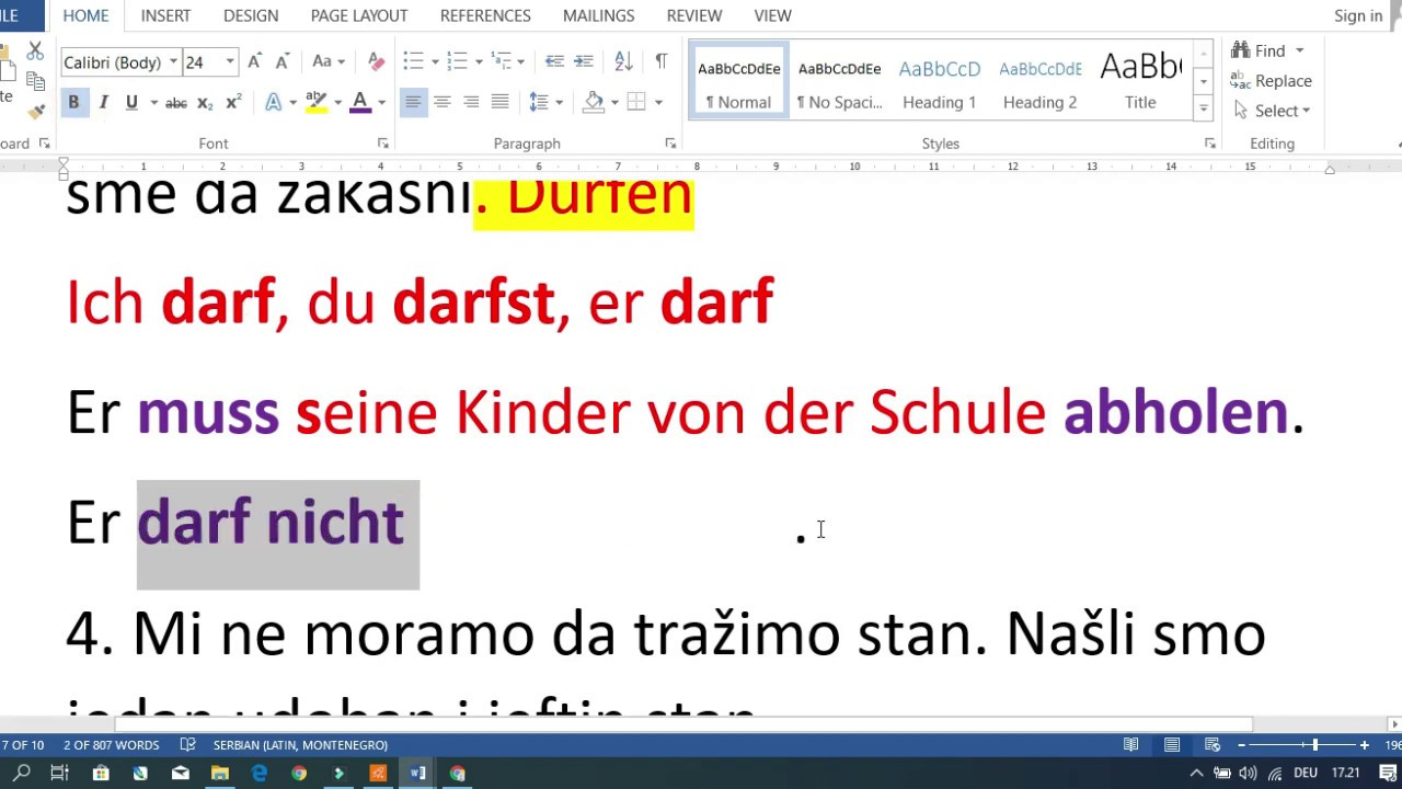 UČITE NEMAČKI AKTIVNO - NE ZANEMARUJTE SITNICE | OSNOVE NEMAČKE GRAMATIKE | MODALNI GLAGOLI