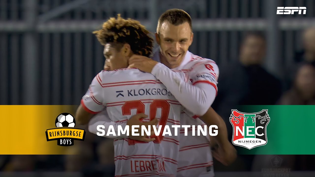 🚀 LEKKERE KNAL in de KRUISING & RIJNSBURG TOONT VEERKRACHT💪 | Samenvatting Rijnsburgse Boys - N.E.C.