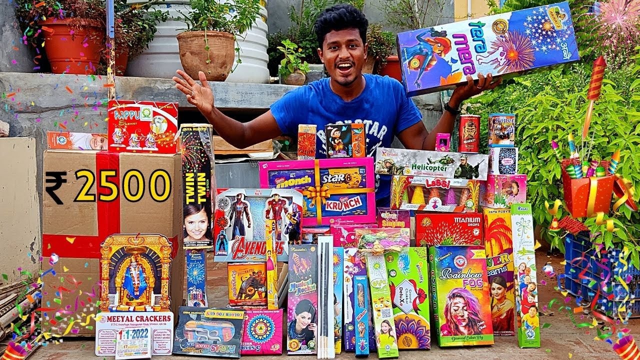 குறைந்த விலைக்கு அதிகமான சிவகாசி பட்டாசு வாங்கியாச்சு! | Crackers Unboxing