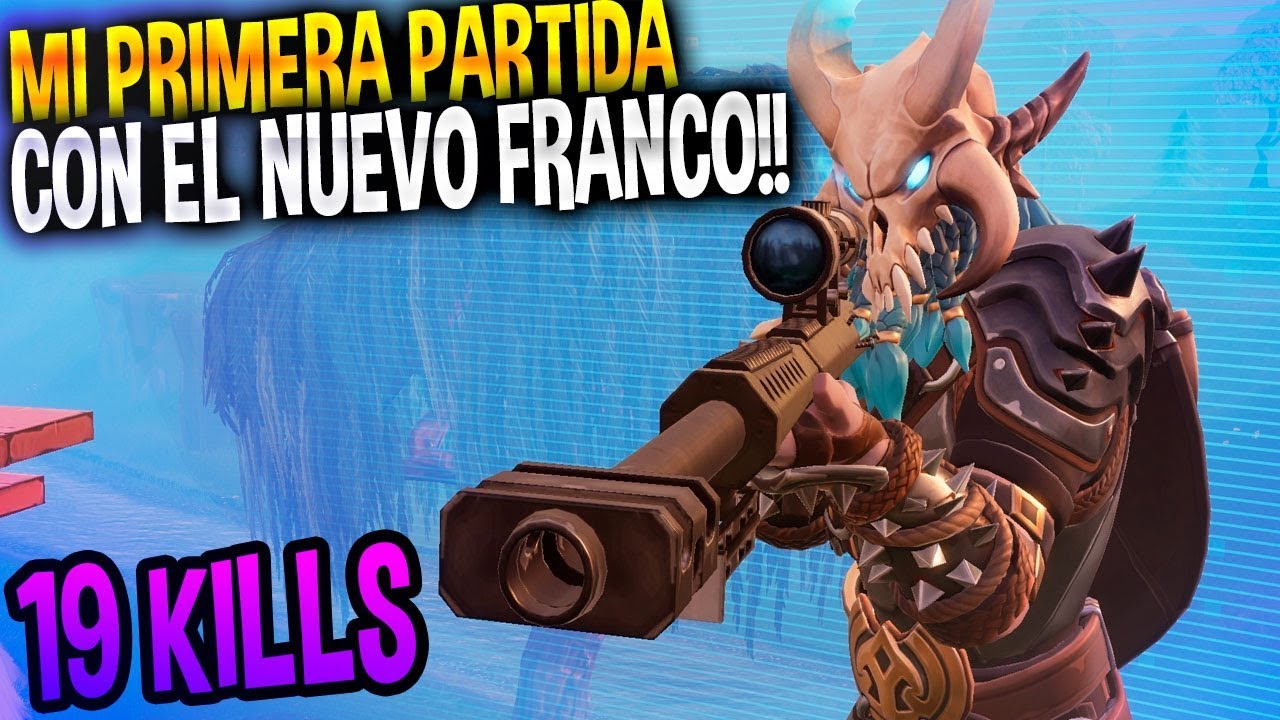 MI PRIMERA PARTIDA con el NUEVO FRANCOTIRADOR PESADO & ME HAGO 19 KILLS!! | FORTNITE: Battle Royale