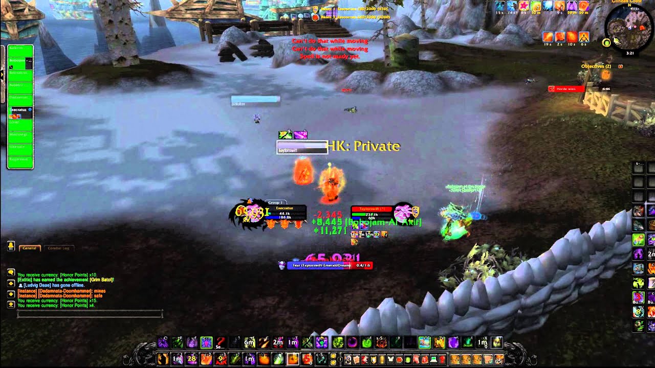 Execratuz, Destruction Warlock PvP. Small Montage!