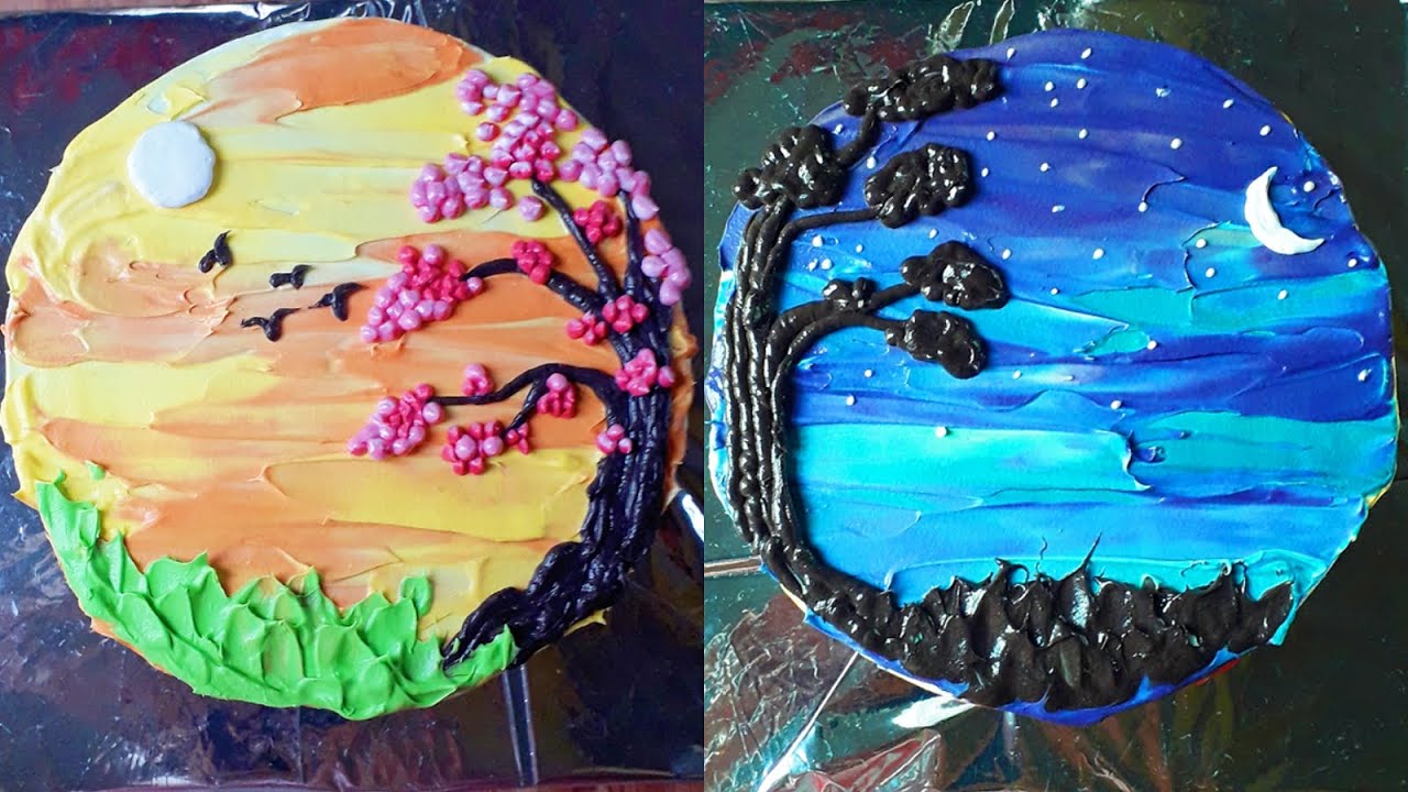 Cake Decorating Ideas using no tools | korean Inspired minimalist cake | Part 3