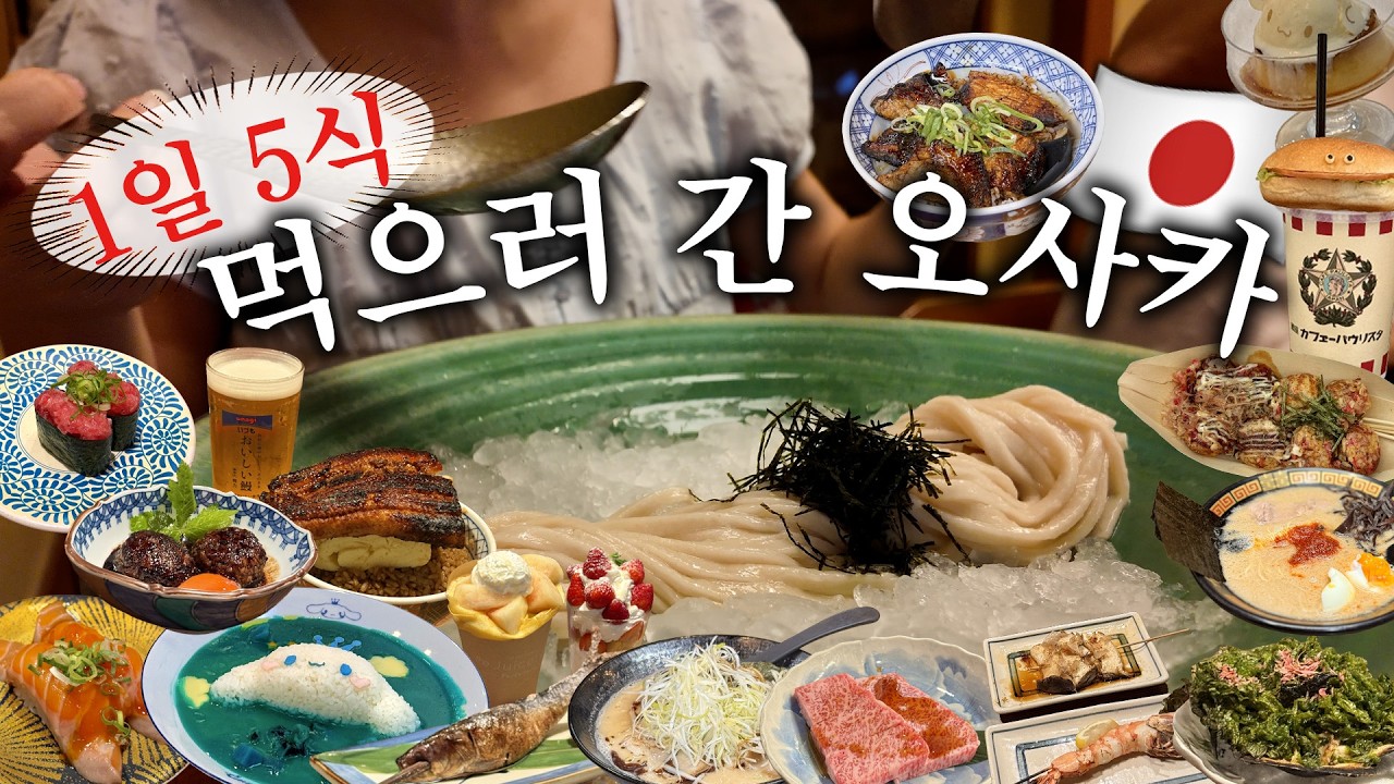 🇯🇵오사카 맛집 종결❤️‍🔥 2박3일 먹방 여행 vlog🥢 (구글 4.7점 도톤보리 야끼니꾸.타코야끼.우메다 이자카야.파르페.1등 스시)
